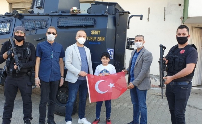 TÜGŞAV şehit oğlunun doğum gününü kutladı