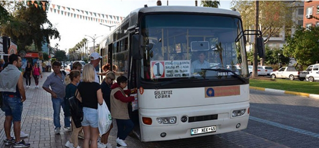 Alanya'da halk otobüsü seferlerine yeni düzenleme!