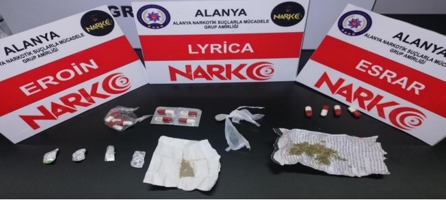 Alanya’da uyuşturucu operasyonu: 11 gözaltı