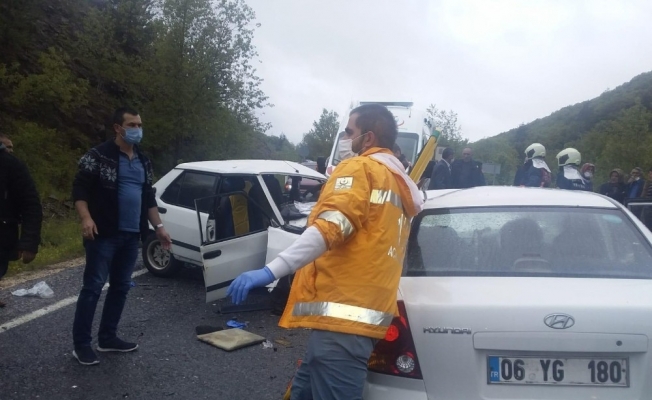 Ankara’da trafik kazası: 2 yaralı