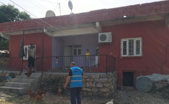 Depremde evi hasar gören vatandaşa devletin şefkatli eli uzatıldı