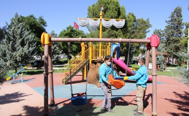 Haliliye’de parklar normalleşme sürecine hazır