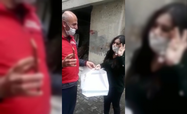 İstanbul’dan gönderilen hediye paketini otobüs şoförü bırakmayı unutunca vefa destek grubu devreye girdi