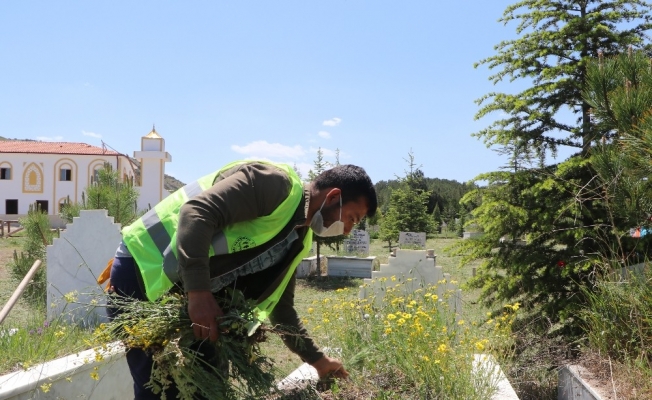 Mezarların bakımını Yahşihan Belediyesi yapacak