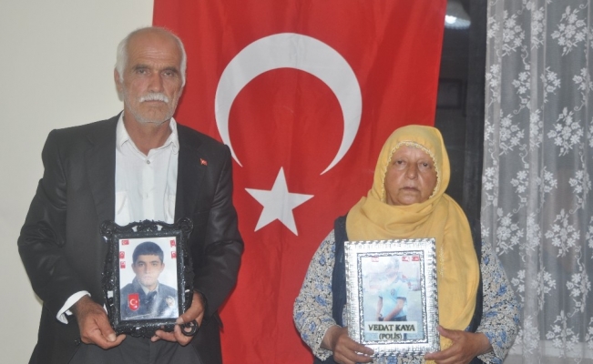 PKK tarafından kaçırılan polis memuru Vedat Kaya’nın annesi Emine Kaya: