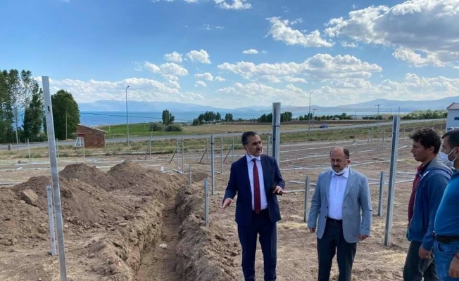 Ahlat Belediyesi güneş enerji sistemi kuruyor