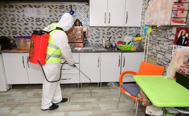 Altınordu Belediyesi kentteki dezenfekte çalışmalarını sürdürüyor