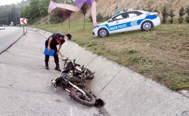 Asker konvoyunda motosikletiyle kaza yapan genç hayatını kaybetti