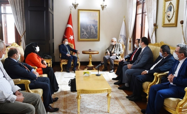 Basın mensupları Vali Gökmen Çiçek’i ziyaret etti