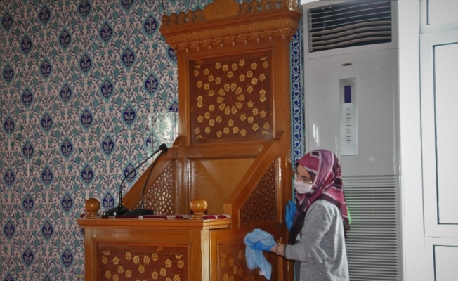 Beypazarı Belediyesi’nden camilerde temizlik çalışmaları
