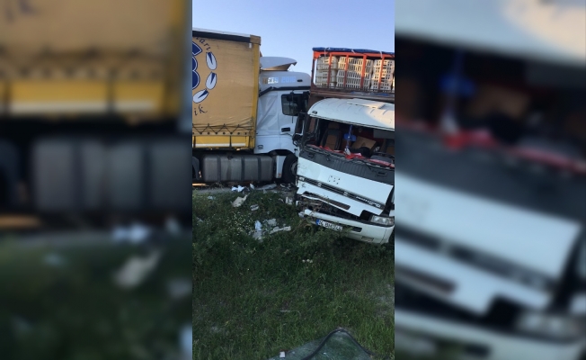 Bolu’da zincirleme trafik kazası: 1 yaralı