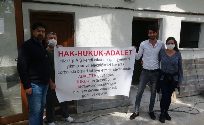 Çanakkale Belediyesi’ne pankartlı protesto