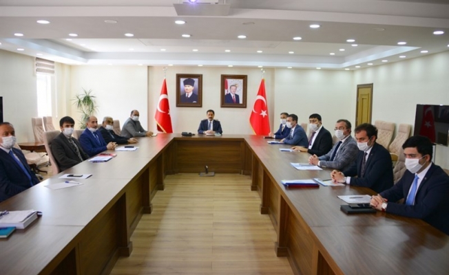 Vali Mustafa Masatlı Başkanlığında, Haziran ayı Kaymakamlar toplantısı yapıldı