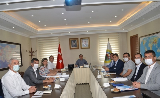 Vali Sarıibrahim başkanlığında istişare toplantısı düzenlendi
