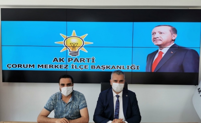 AK Parti Çorum İl Başkanı Yusuf Ahlatcı,