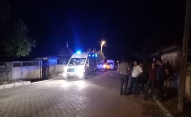 Akpınar ilçesinde elektrik kontağından çıkan yangın korkuttu