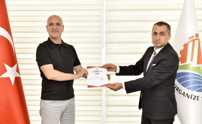 Antalya OSB, TSE Covid-19 güvenli hizmet belgesi alan ilk kuruluş oldu