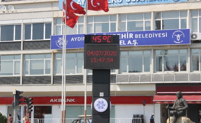Aydın’da sıcak hava etkili olmaya devam ediyor