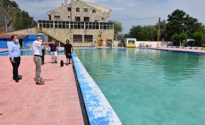 Başkan Bozkurt Pınarbaşı havuzlarında incelemelerde bulundu