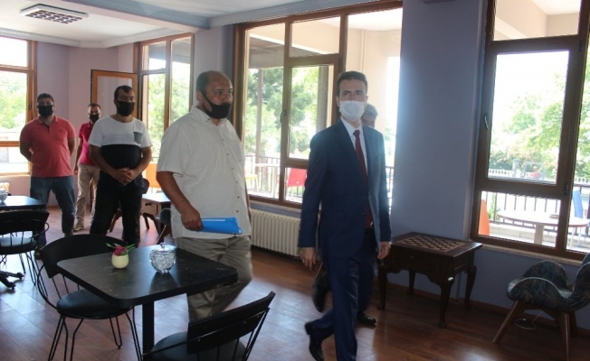 Cide Kaymakamı Açıkgöz, uygulama otelini inceledi