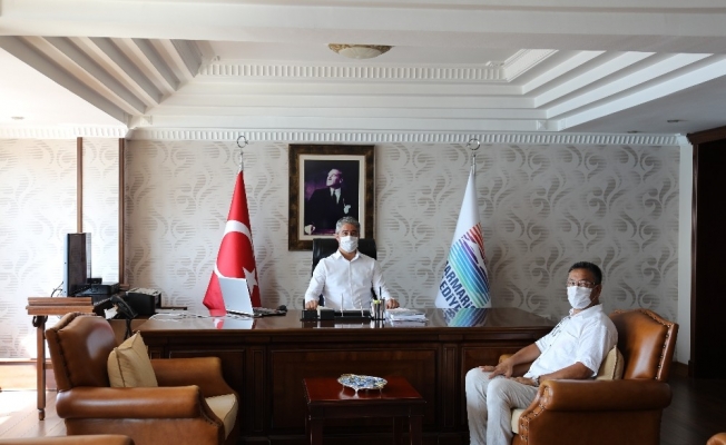 Doğu Türkistan Meclis Başkanı Tümtürk’den ziyaret