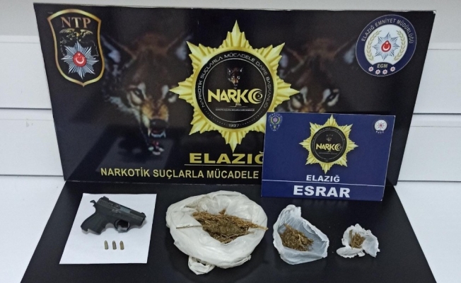 Elazığ’da uyuşturucu operasyonu:3 tutuklama
