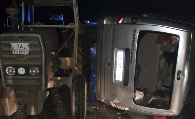 Kırklareli’de trafik kazası: 1 yaralı
