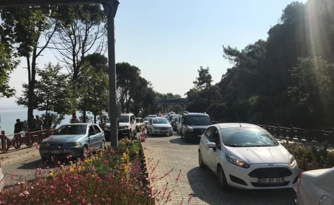 Kuşadası milli parkı araç girişine kapatıldı