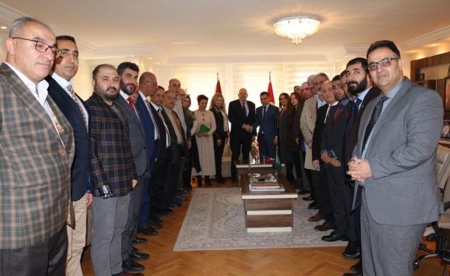 Letonya Ankara Büyükelçisi, SANKON genel merkezini ziyaret etti