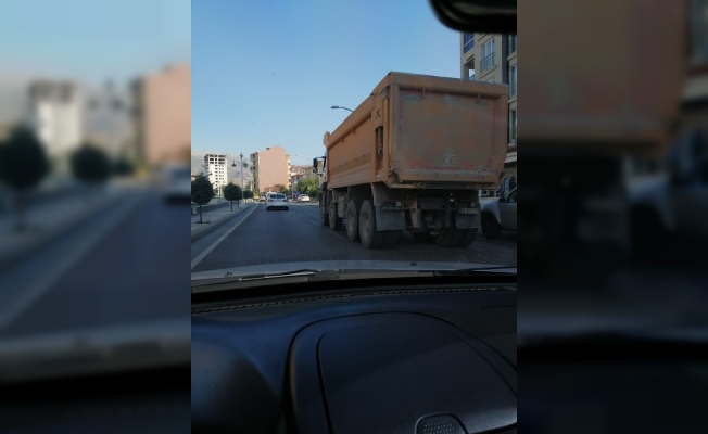 Malatya’da ağır tonajlı kamyon kabusu