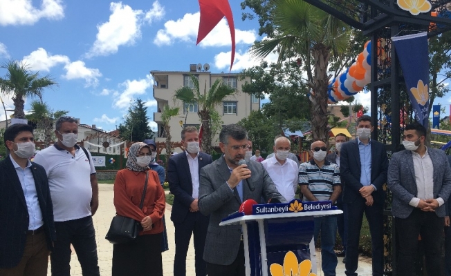 Sultanbeyli’de Adnan Menderes Parkı kapılarını açtı