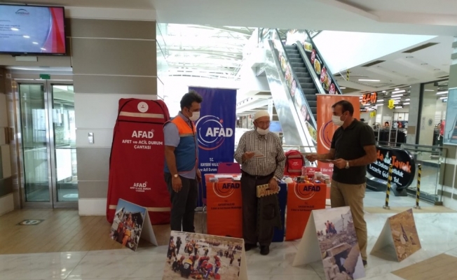 AFAD, depremde vatandaşlara hayatta kalma yollarını anlattı