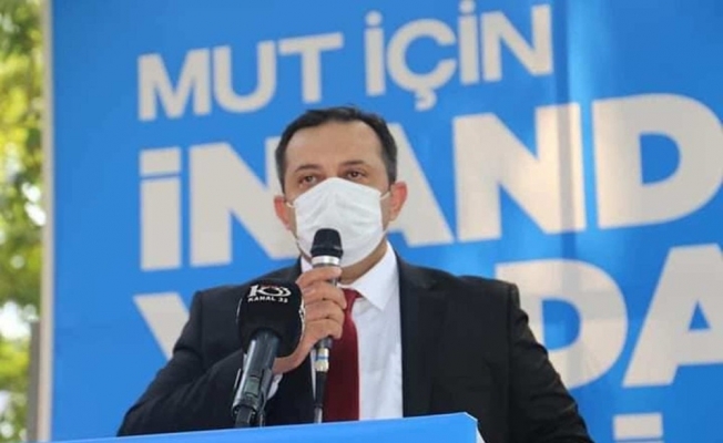 AK Parti Mut İlçe Başkanı Soner Solak güven tazeledi