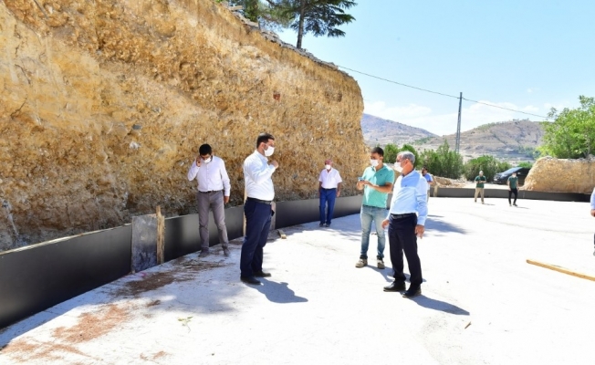Başkan Çınar, Şahintepesi Tesisleri inşaatında inceleme yaptı