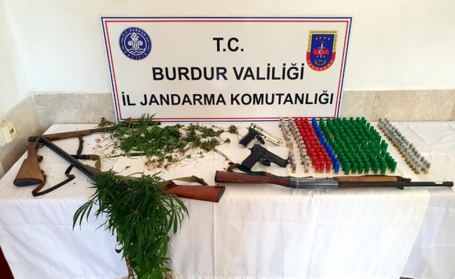 Burdur’da ormanlık alana kenevir eken 2 kişi tutuklandı