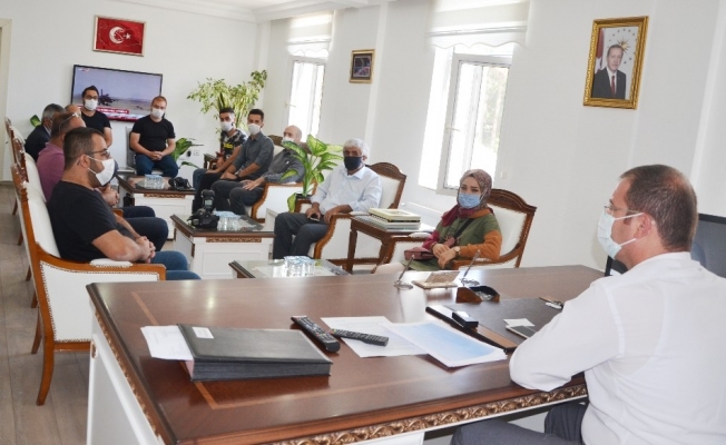 Gazetecilerden Kaymakam Erdemir’e ziyaret