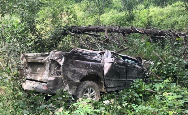 Giresun’da trafik kazası: 1 ölü, 2 kişi yaralı