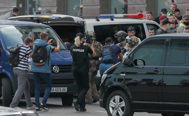 Kiev’de bankadaki rehine krizi gözaltıyla sona erdi