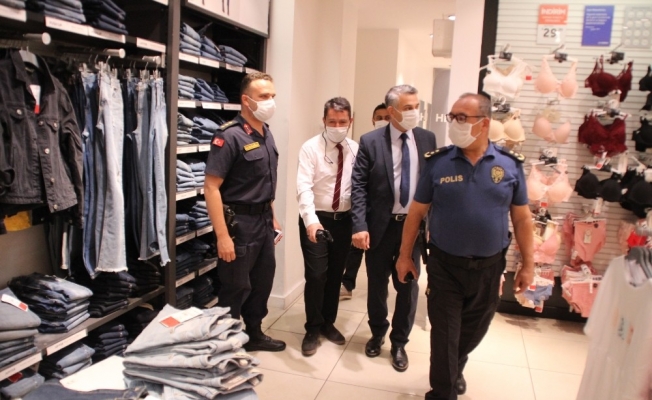 Kocasinan Kaymakamı Abay’dan korona virüs denetimi