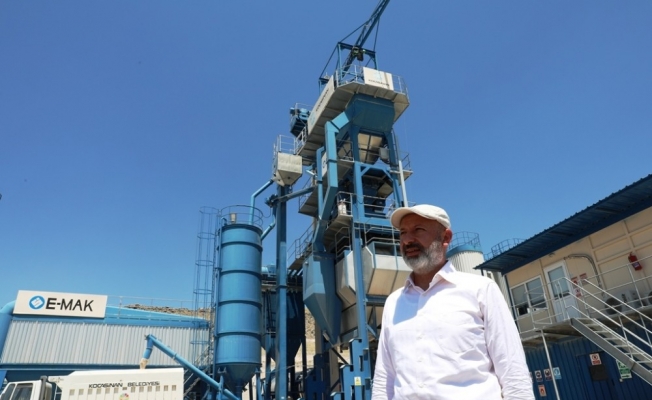 Kocasinan, kendi ürettiği asfalt ile 19 milyon 680 bin TL tasarruf sağladı