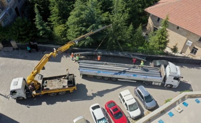 Nar Yolu Sokak’ta çalışmalar sürüyor