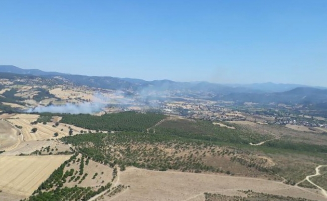 Özbek köyündeki yangın kontrol altına alındı