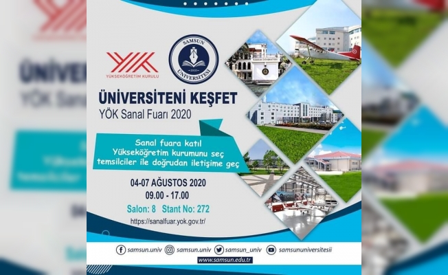 Samsun Üniversitesi ’YÖK Sanal Fuarı’nda