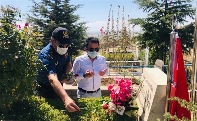 Şehit Polis memuru Güneş, şehit oluşunun beşinci yılında anıldı