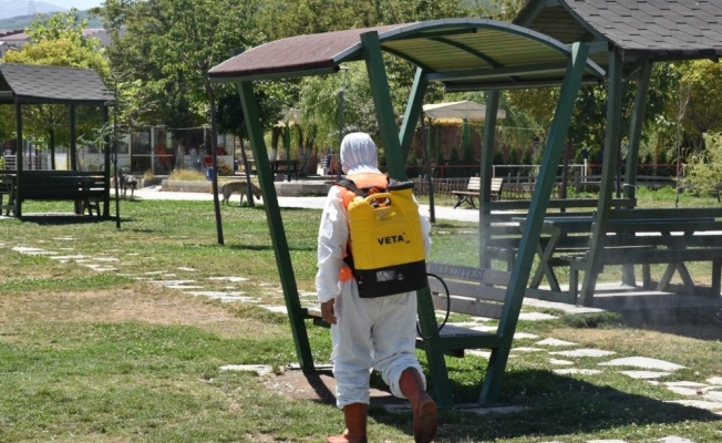 Tatvan Belediyesinden dezenfekte çalışması