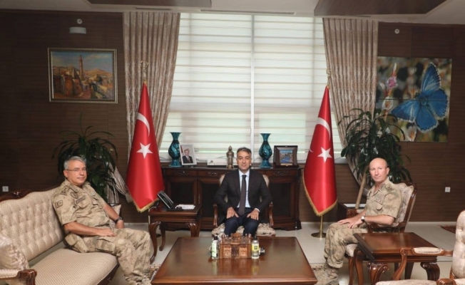Tümgeneral Kurtoğlu’dan Vali Çağatay’a ziyaret