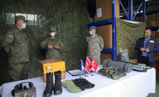 Türkiye’den Kosova ordusuna 742 bin 904 dolarlık ekipman bağışı