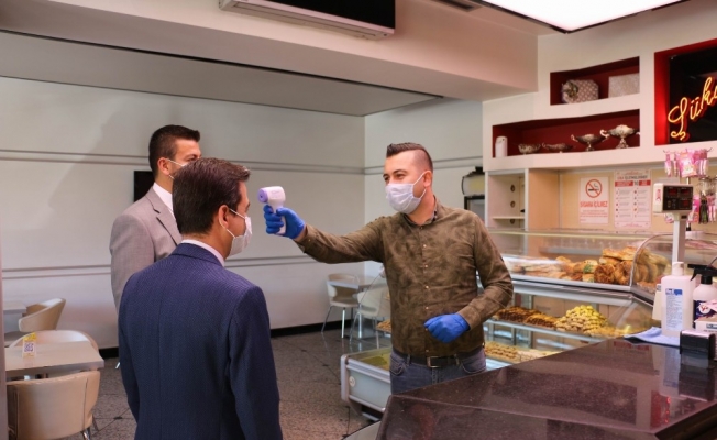 Ürgüp’te korona virüs tedbirleri kontrol edildi