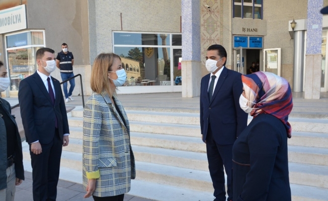 Vali Becel, Gülşehir Belediye Başkanı Çiftçi’yi ziyaret etti