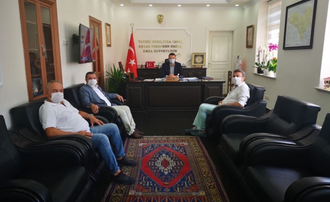 Alanya CHP'den Kaymakam Ürkmezer'e ziyaret